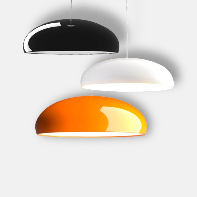 Plafonnier LED en métal à hauteur réglable pour salle à manger et îlot de cuisine | Éclairage suspendu sculptural moderne pour table et comptoir | Ind