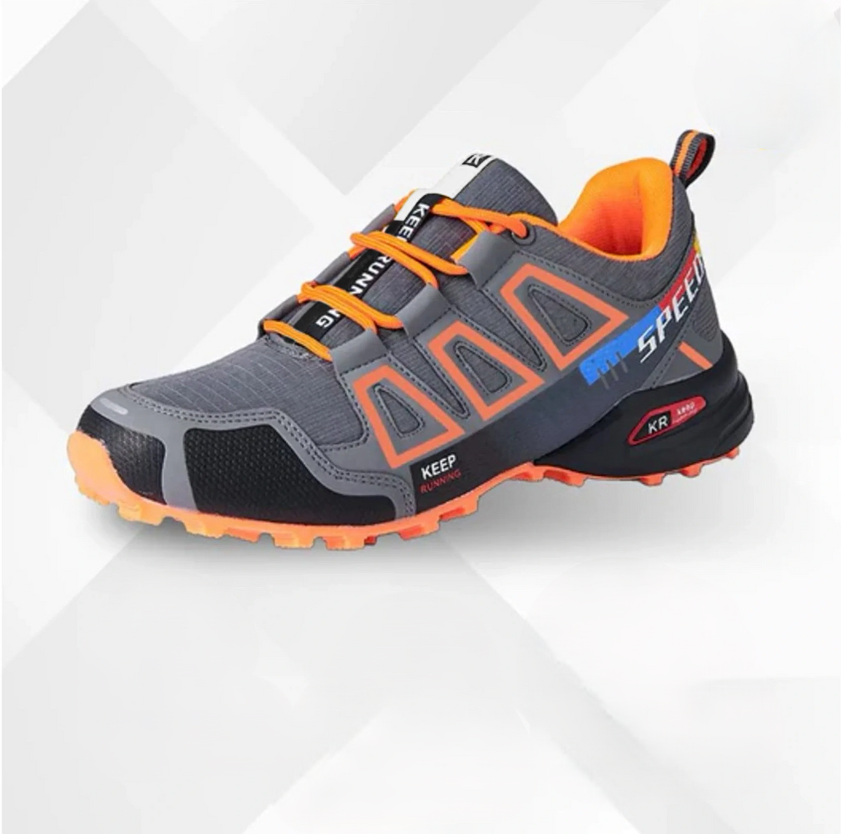 Supportive Hiking Shoes for Men & Women – Wide Toe Box Trail Sneakers with Shock-Absorbing Sole for Outdoor Walking & Everyday Comfort