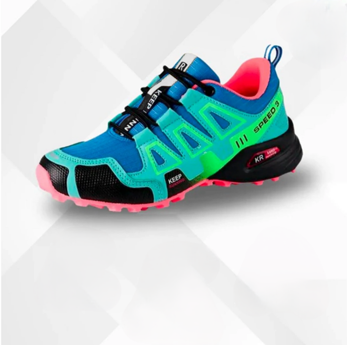 Supportive Hiking Shoes for Men & Women – Wide Toe Box Trail Sneakers with Shock-Absorbing Sole for Outdoor Walking & Everyday Comfort