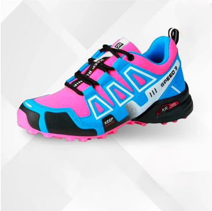Supportive Hiking Shoes for Men & Women – Wide Toe Box Trail Sneakers with Shock-Absorbing Sole for Outdoor Walking & Everyday Comfort