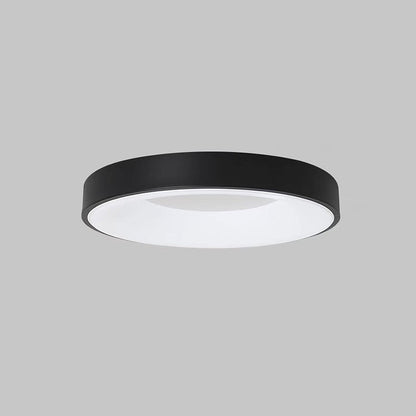 Plafonnier LED rond pour chambre et couloir – Disque ultra-plat en fer et acrylique – Options à intensité variable pour salon et entrée