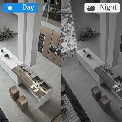 Caméra de sécurité WiFi compacte 1080p avec vision nocturne