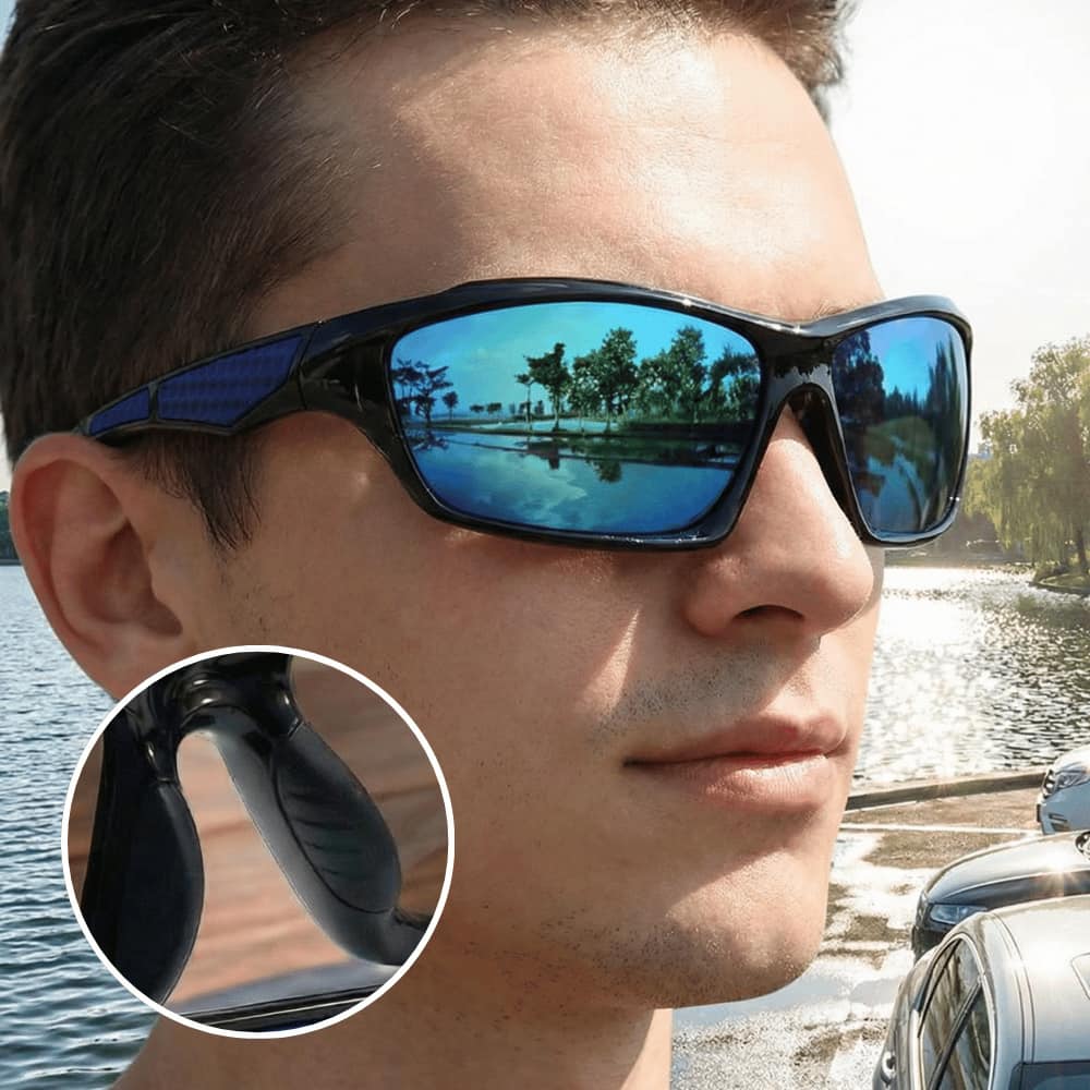 Lunettes de soleil de sport polarisées haut de gamme pour hommes