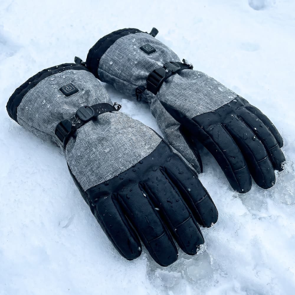 Gants isolants chauffants avec réglages de chaleur ajustables