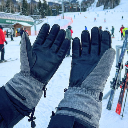 Gants isolants chauffants avec réglages de chaleur ajustables
