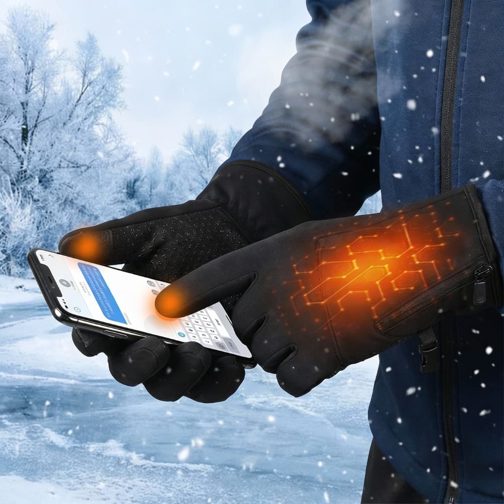 Gants chauffants rechargeables à 3 températures