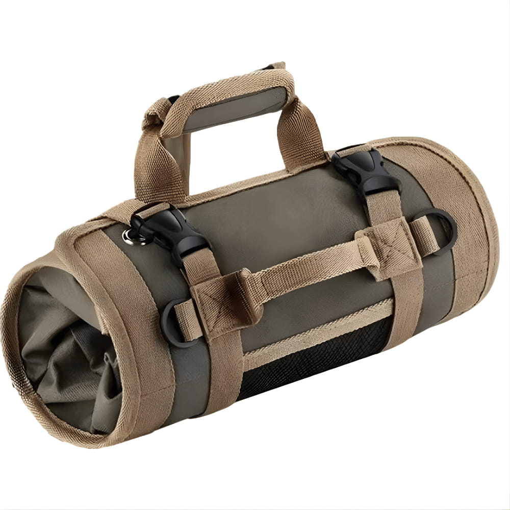 Sac de rangement à outils enroulable durable en toile Oxford 900D