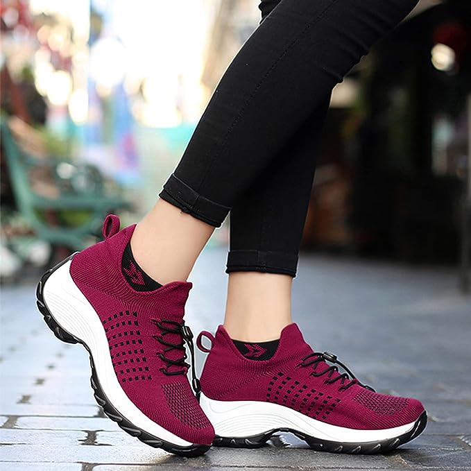 Chaussures confortables avec support de voûte plantaire pour le soulagement des douleurs au talon