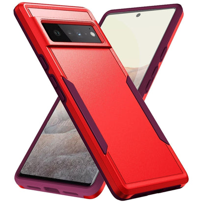 Rugged Protective Case for Google Pixel – Shock-Absorbing Armor Shell with Wireless Charging, Raised Edges, Anti-Fingerprint Finish