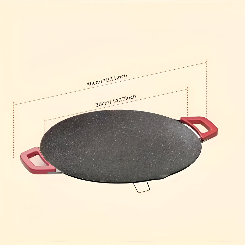 Cuisine en intérieur | Gril en fonte électrique | Plancha sans fumée pour une préparation des repas sans effort