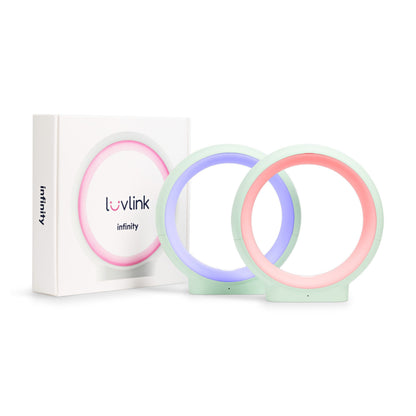 Infinity Lamp | Unique Connection Lamp with Sound Messaging Feature | Thoughtful Gift for Long-Distance Relationships