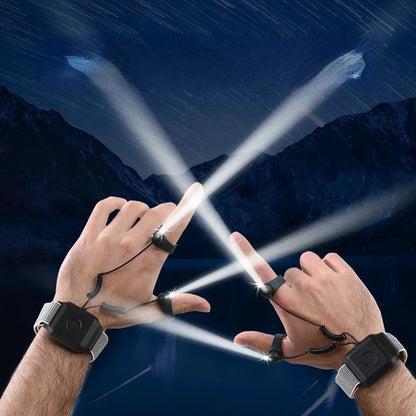 Innovative Hands-Free Ring Flashlight with Rechargeable Battery | Perfect for Camping and Repairs
