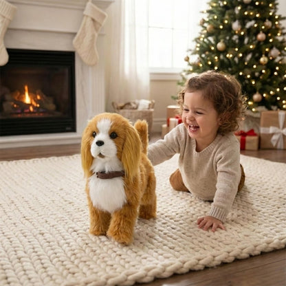 Robot Puppy | Interactive Walking & Barking Electronic Dog Toy with Soft Plush Design