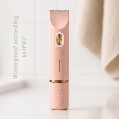Cordless Electric Body Trimmer for Women | Wet & Dry Use | Dual Heads for Body & Bikini Area | USB Rechargeable Grooming Kit