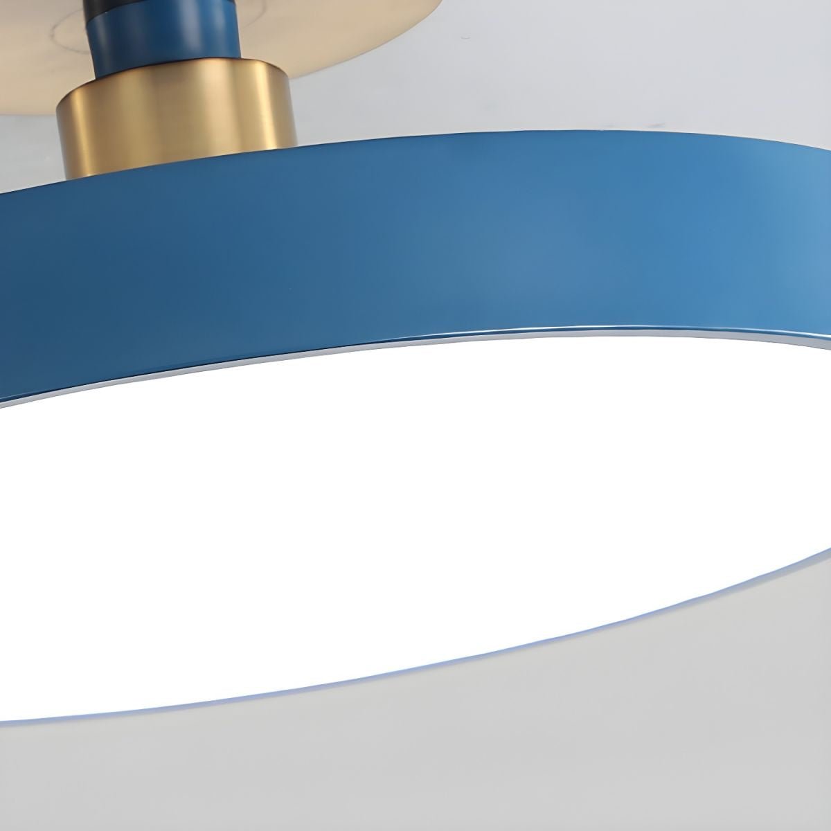 LED Ceiling Light Fixture 12 in Dimmable Round Low Profile for Bedroom Kitchen Office Home Modern Acrylic