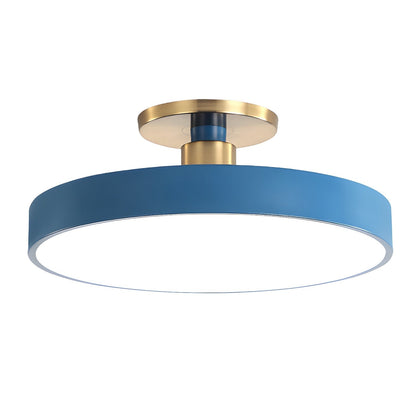 LED Ceiling Light Fixture 12 in Dimmable Round Low Profile for Bedroom Kitchen Office Home Modern Acrylic