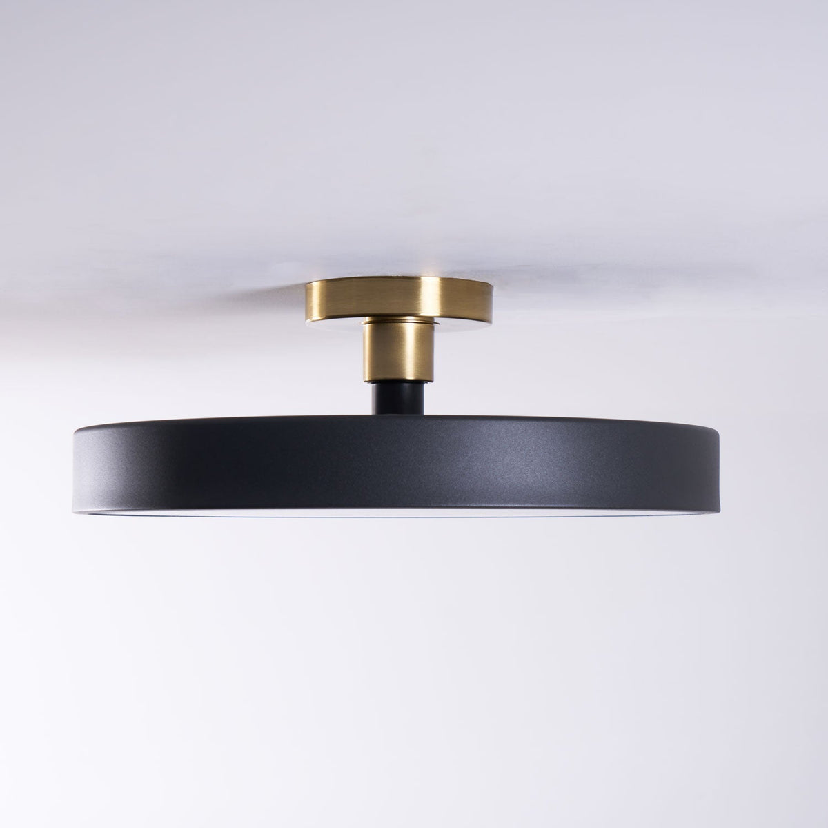 LED Ceiling Light Fixture 12 in Dimmable Round Low Profile for Bedroom Kitchen Office Home Modern Acrylic