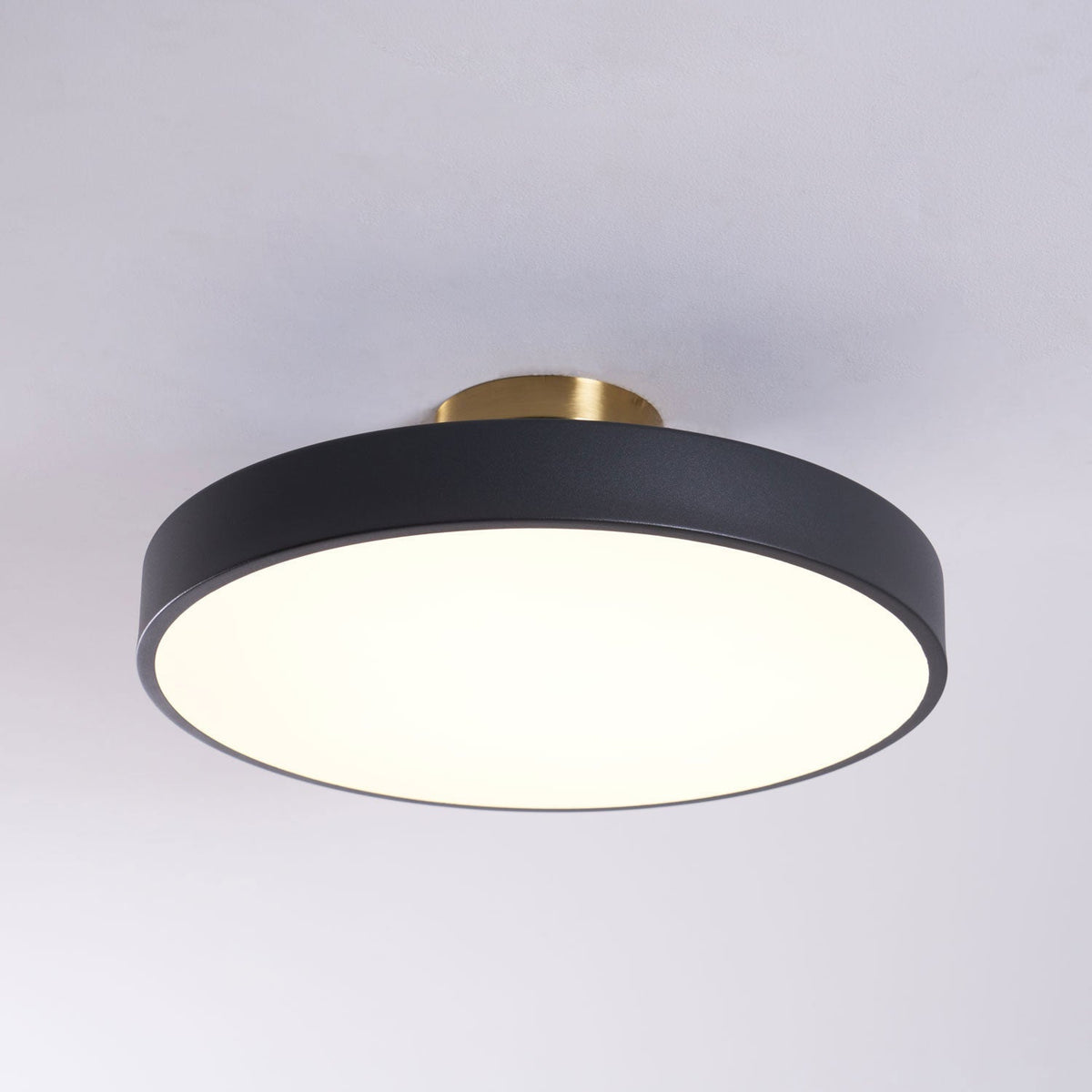 LED Ceiling Light Fixture 12 in Dimmable Round Low Profile for Bedroom Kitchen Office Home Modern Acrylic