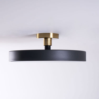 LED Ceiling Light Fixture 12 in Dimmable Round Low Profile for Bedroom Kitchen Office Home Modern Acrylic