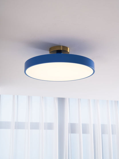 LED Ceiling Light Fixture 12 in Dimmable Round Low Profile for Bedroom Kitchen Office Home Modern Acrylic