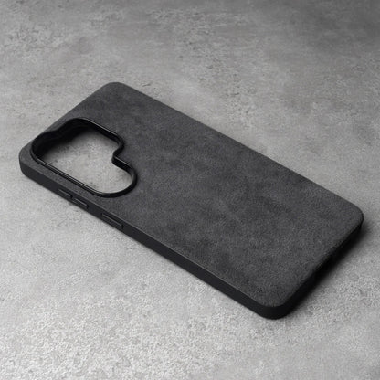 Samsung Galaxy Phone Case Luxe Suede-Alternative Material Slim Fit Protective Cover for S21 S22 S23 S24 S25 S26 Note 20