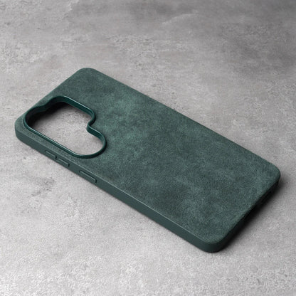 Samsung Galaxy Phone Case Luxe Suede-Alternative Material Slim Fit Protective Cover for S21 S22 S23 S24 S25 S26 Note 20