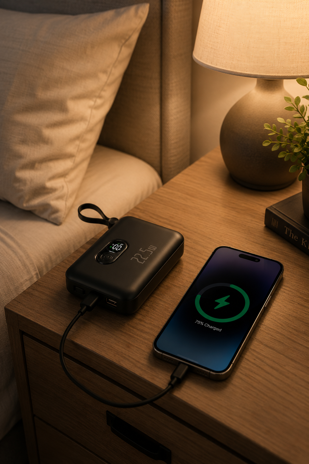Ortekor Best Power Bank | Best Portable Charger with USB-C Port & Digital Display | Portable Power Bank for iPhone, Samsung & Android
