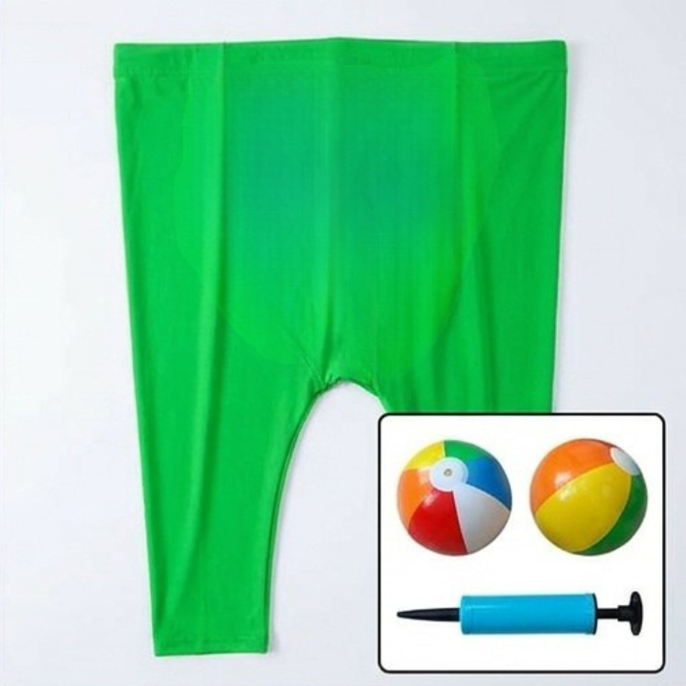 Oversized Wearable Catch-Basket Party Activity for Kids Adults Family Gatherings Backyard Indoor Outdoor Fun with Inflatable Balls Hand Pump