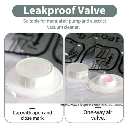Vacuum Storage Bags for Clothes with Dustproof Design | Space-Saving Solution for Efficient Organization