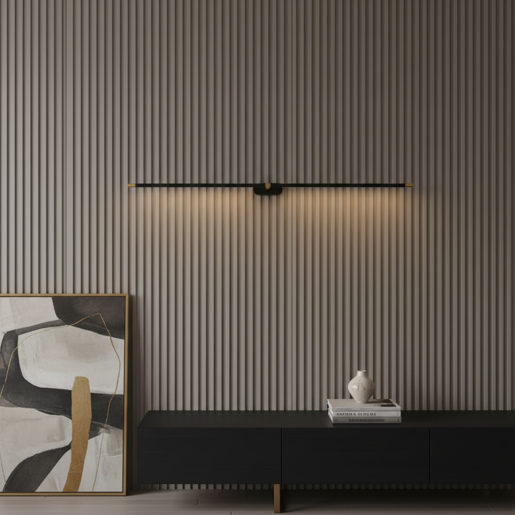 Metal Picture Light with Integrated LED 27-Inch to 50-Inch Artwork Accent Fixture Warm Glow for Gallery Walls & Hallways Modern Slim Profile