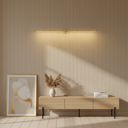 Metal Picture Light with Integrated LED 27-Inch to 50-Inch Artwork Accent Fixture Warm Glow for Gallery Walls & Hallways Modern Slim Profile