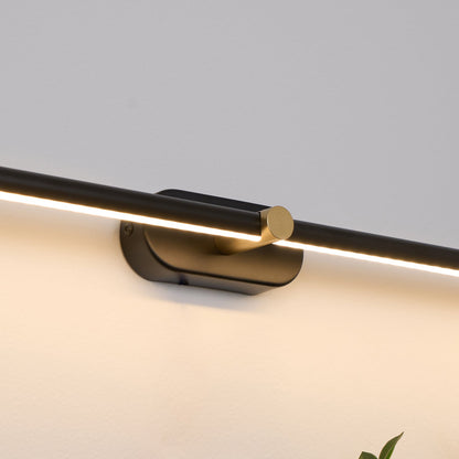 Metal Picture Light with Integrated LED 27-Inch to 50-Inch Artwork Accent Fixture Warm Glow for Gallery Walls & Hallways Modern Slim Profile
