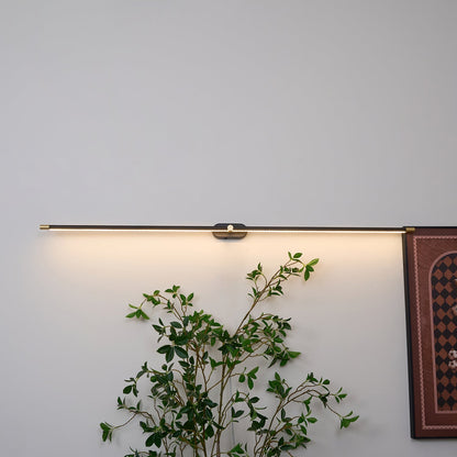 Metal Picture Light with Integrated LED 27-Inch to 50-Inch Artwork Accent Fixture Warm Glow for Gallery Walls & Hallways Modern Slim Profile