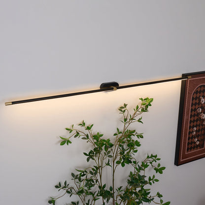 Metal Picture Light with Integrated LED 27-Inch to 50-Inch Artwork Accent Fixture Warm Glow for Gallery Walls & Hallways Modern Slim Profile