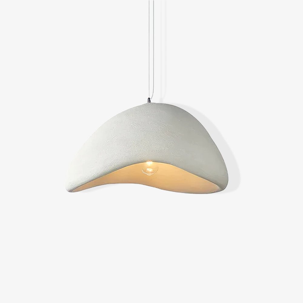 Spherical Hanging Ceiling Light Fixture with Adjustable Drop Length for Kitchen Island Dining Room Bedroom | Gray White LED Compatible Indoo