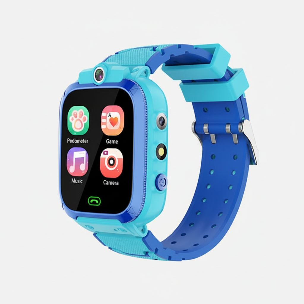 Montre connectée pour enfants | Podomètre interactif avec jeux et lecteur de musique | Outil d'apprentissage ludique pour une activité physique