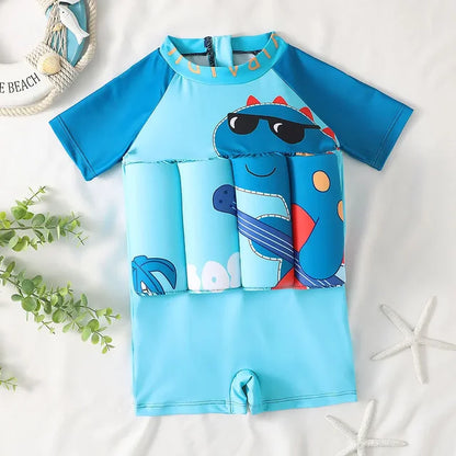 Kids Buoyancy Swimsuit with Adjustable Straps for Pool & Beach Safety – Ages 2-6 Years, Neoprene Float Vest for Toddlers Learning to Swim