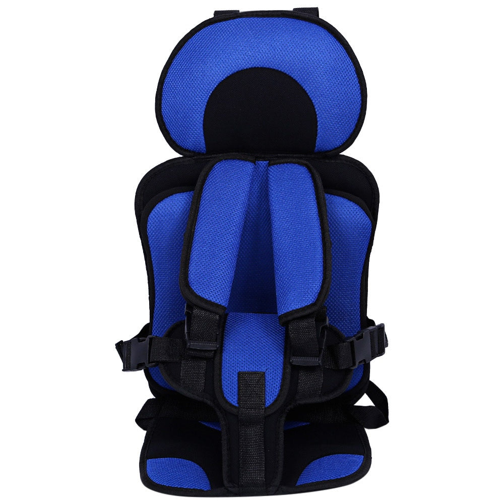 Portable Travel Booster Seat with 5-Point Harness for Toddlers & Kids | Breathable Mesh Cushion | Adjustable Safety Straps for Car & Home