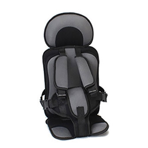 Portable Travel Booster Seat with 5-Point Harness for Toddlers & Kids | Breathable Mesh Cushion | Adjustable Safety Straps for Car & Home