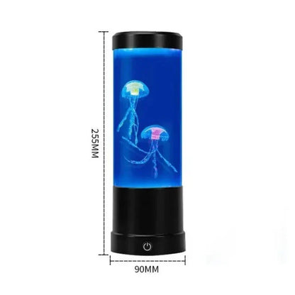 Color-Changing LED Jellyfish Mood Lamp with Flowing Tentacles for Relaxation & Decor