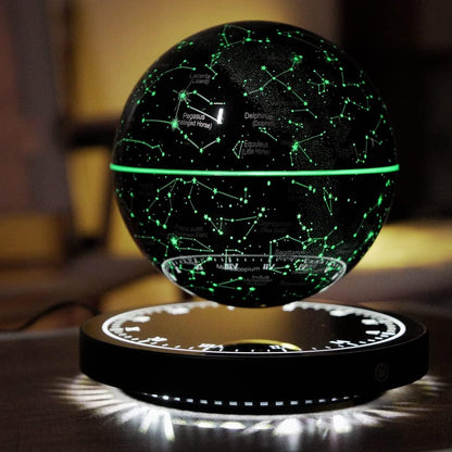 Magnetic Levitation Floating Globe Night Light with 360° Rotation Star Map Sphere for Bedroom Office Living Room Desk Decor