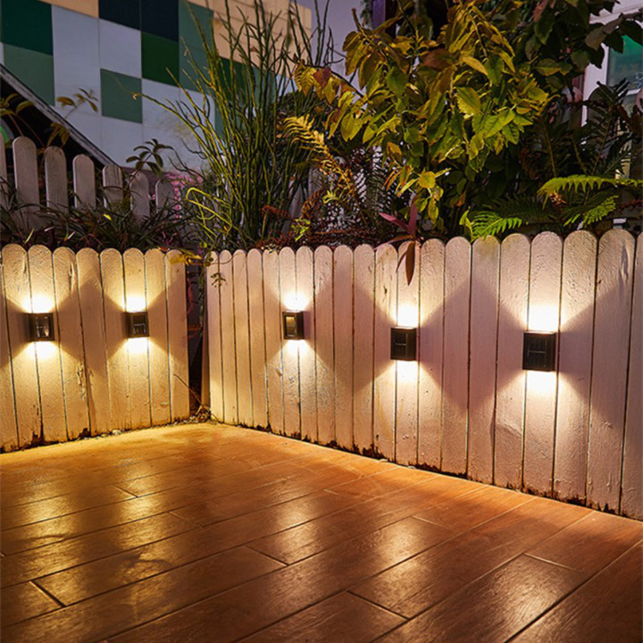 Cordless Solar-Powered LED Garden Light with Dusk Sensor – Weatherproof Outdoor Wall Fixture for Patio, Fence, Pathway & Yard