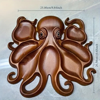 KrakenBoard™ - Rustic Octopus Charcuterie Platter