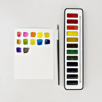 Beginner Watercolor Painting Workbook with Step-by-Step Templates & Guided Projects for Adults & Kids