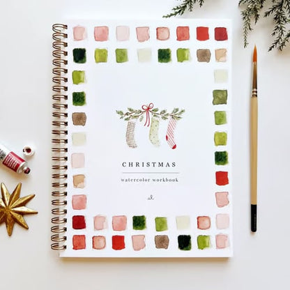 Beginner Watercolor Painting Workbook with Step-by-Step Templates & Guided Projects for Adults & Kids