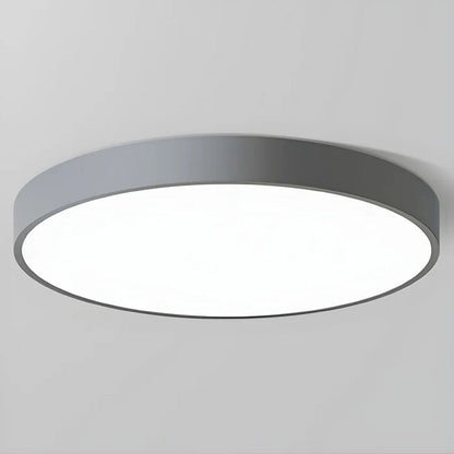 Plafonnier LED extra-plat 16 pouces rond en acrylique pour chambre, salon, cuisine, design contemporain ultra-fin, économie d'énergie