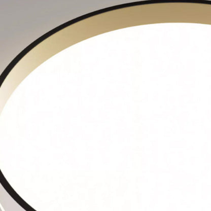 Plafonnier LED rond encastré 16 po en acrylique pour chambre à coucher salon éclairage intérieur moderne discret