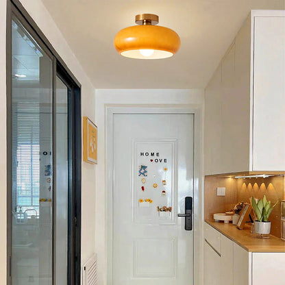 Hanging Dome Fixture 11-Inch Tinted Glass Hardwired Ceiling Drop Light for Kitchens Over Islands Bedrooms Breakfast Nooks Industrial Farmhou