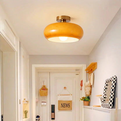 Hanging Dome Fixture 11-Inch Tinted Glass Hardwired Ceiling Drop Light for Kitchens Over Islands Bedrooms Breakfast Nooks Industrial Farmhou