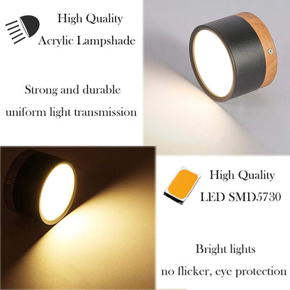 Compact Cylindrical Flush Mount LED Fixture for Residential Spaces – Aluminum Housing, Warm & Cool Temperatures, Multiple Finishes